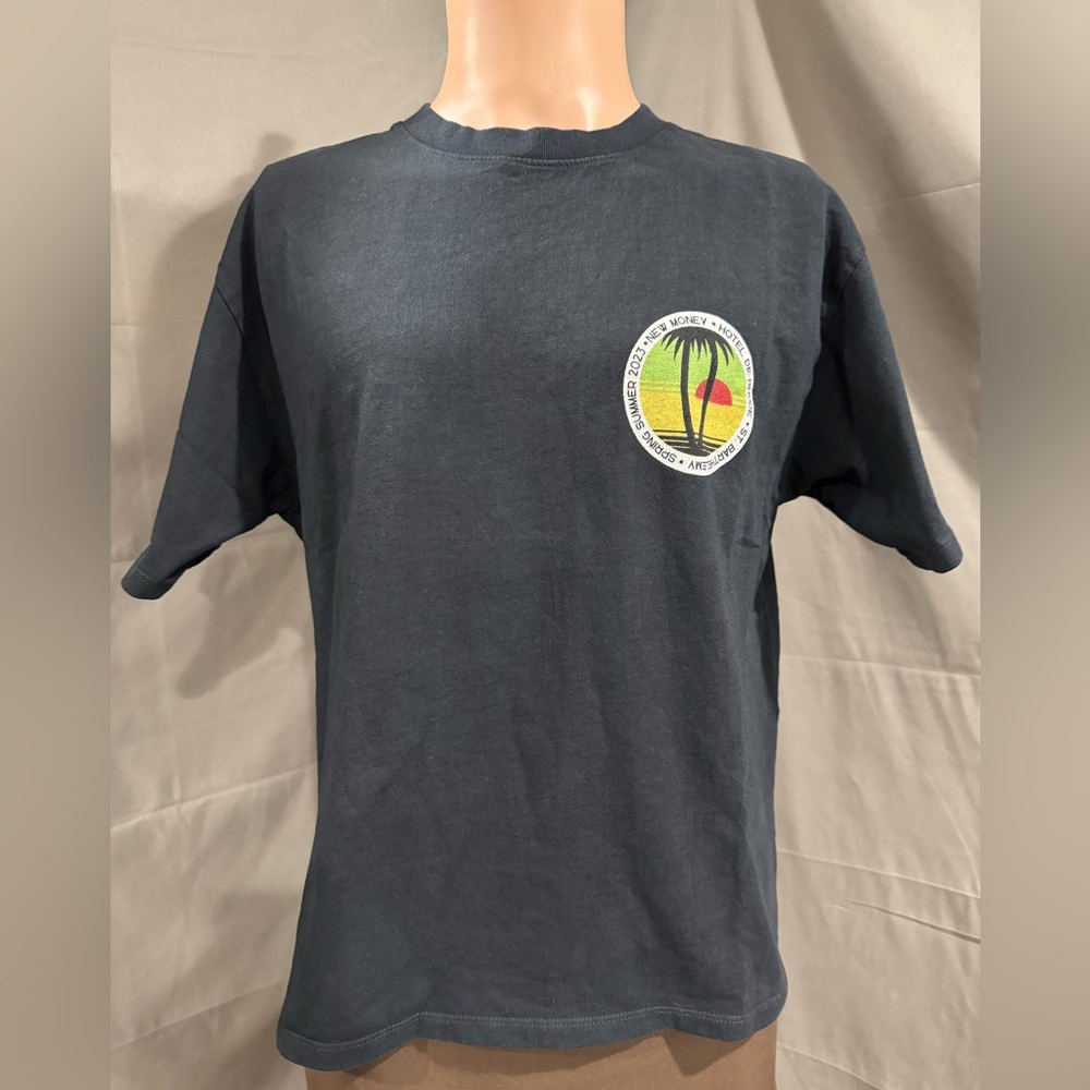 RHUDE New Money Tee Shirt Black size XS NWT